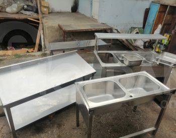 უჟანგავი ლითონის მაგიდა და ნიჟარა თბილისი - photo 1