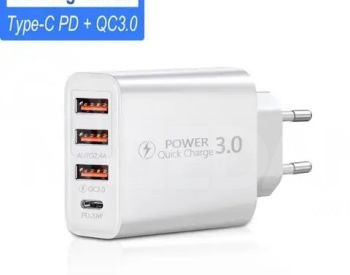 Mobile phone fast charger QC3.0+PD20W Tbilisi - photo 1