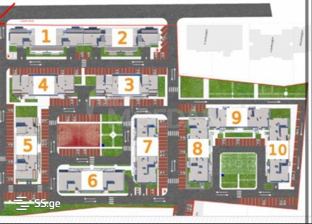 Apartments For Sale two-room 48.8м² 8/10 floor Tbilisi - photo 4