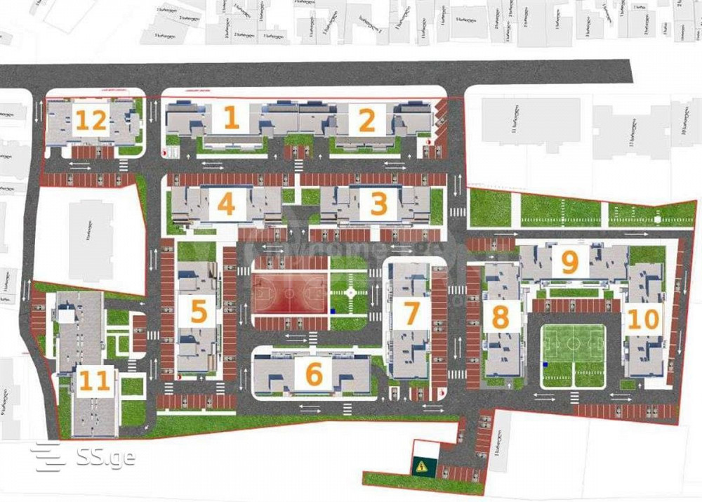 Продам 2-комн. квартиру 49.6м² 6/25 эт. Тбилиси - изображение 4