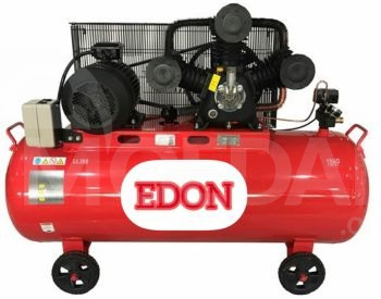 Воздушный компрессор EDON 200 литров 3 цилиндра Тбилиси - изображение 1