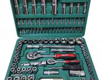 ხელსაწყოების ნაკრები კლუჩები თავაკები BR-108 BRAUM AUTO თბილისი