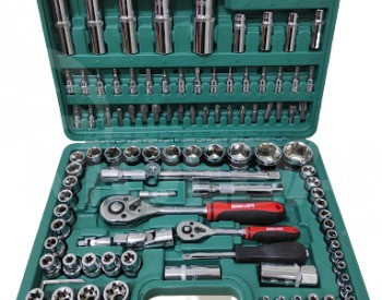 ხელსაწყოების ნაკრები კლუჩები თავაკები BR-108 BRAUM AUTO თბილისი - photo 1