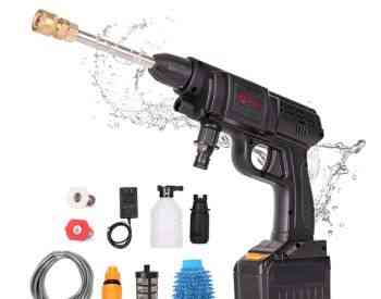 (24V) წნევით რეცხვის აპარატი აკუმულატორზე EDON HP-WP24 თბილისი