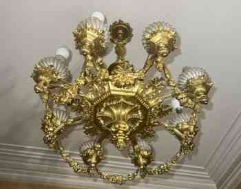 მოოქროვილი ბრინჯაოს ჭაღი თბილისი