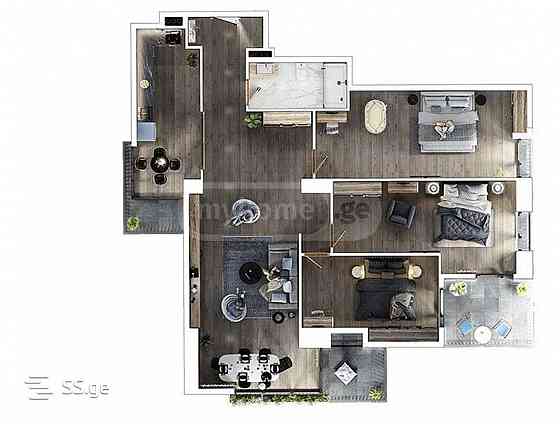 Продам 4-комн. квартиру 142.29м² 15/26 эт. Тбилиси