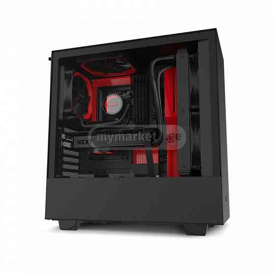 Case – Miditower MITX w/o PSU Black/Red H510 NZXT Tbilisi