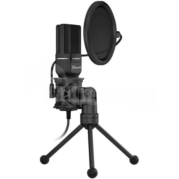 მიკროფონი Marvo MIC-03 Wired Gaming USB Microphone Black თბილისი - photo 3