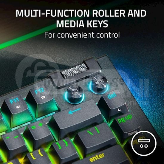 Клавиатура — Razer Keyboard BlackWidow V4 75% RGB, 83 клавиши, мех. Тбилиси - изображение 3