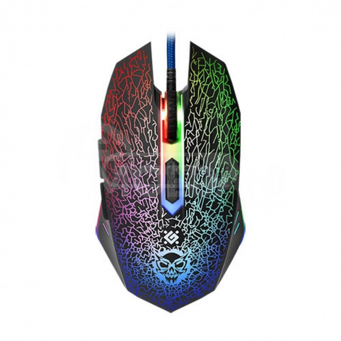 Mouse – Shock GM-110L Wired gaming black, 6 buttons, 3200dpi Tbilisi - photo 1