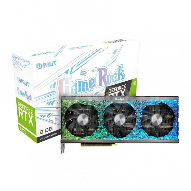 Видеокарта - Palit GeForce RTX 3070 GameRock Тбилиси - изображение 1