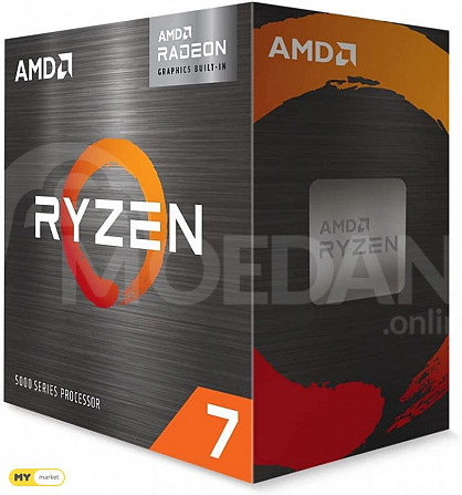AMD Ryzen 7 5700G 8-ядерный 16-поточный разблокированный настольный компьютер Тбилиси - изображение 2