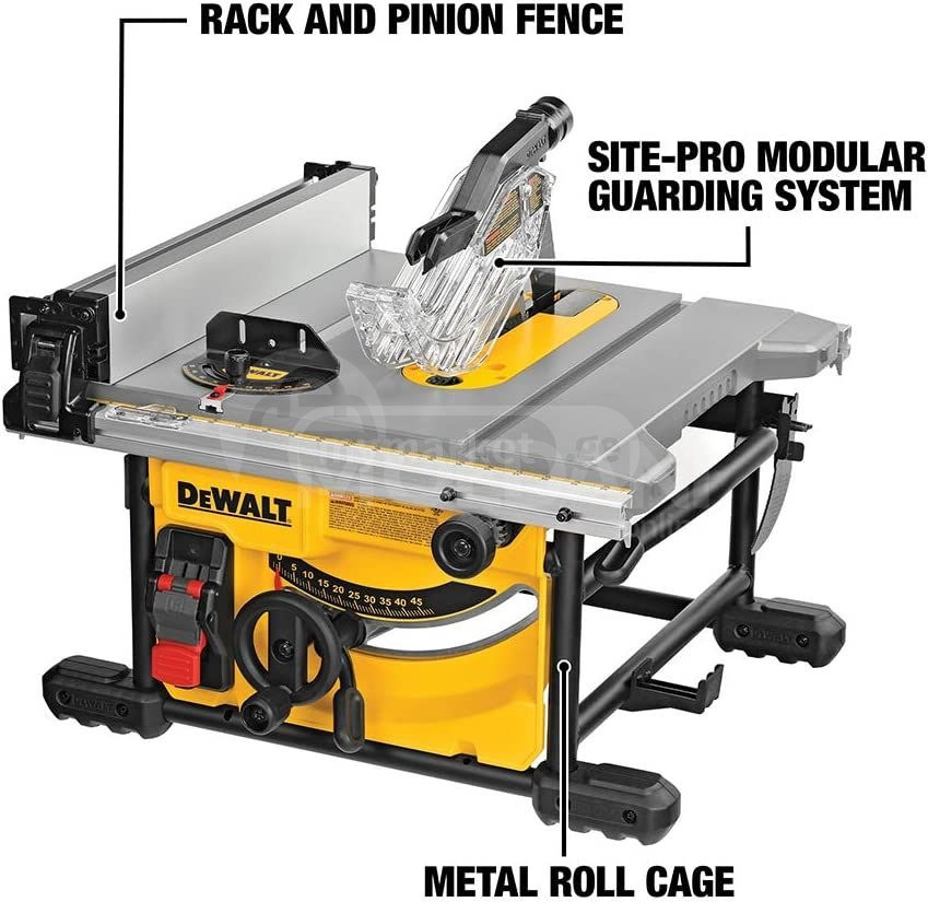 DEWALT Table Saw for Jobsite, Compact, 8-14-Inch (DWE თბილისი - photo 1