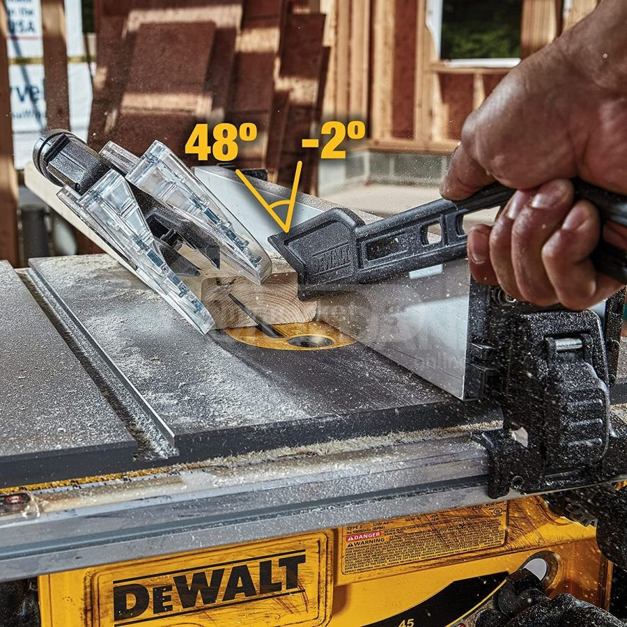 DEWALT Table Saw for Jobsite, Compact, 8-14-Inch (DWE თბილისი - photo 2