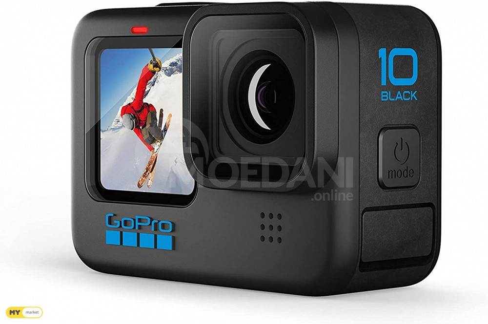 GoPro HERO 10 Black — водонепроницаемая экшн-камера с F Тбилиси - изображение 2