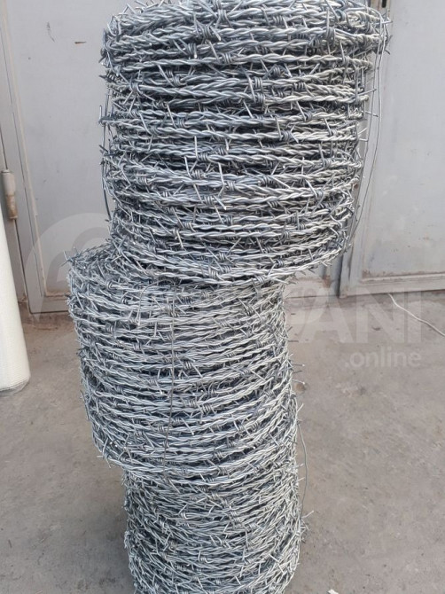 Barbed wire with 1.3 mm wire, 2 tips. 250 m Tbilisi - photo 1