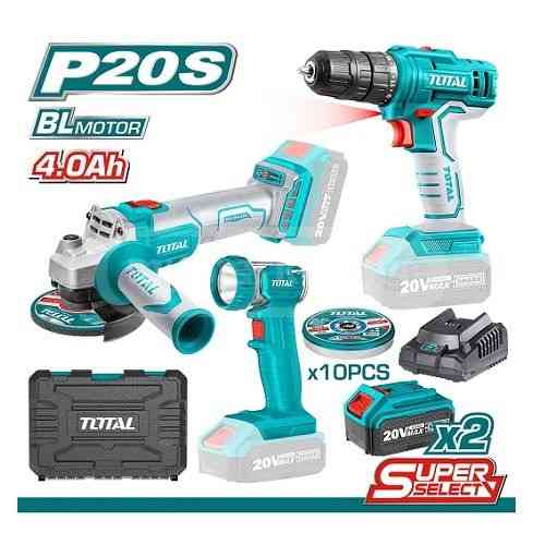 Electric drill + drill + flashlight TOTAL TCKLI2048 Tbilisi