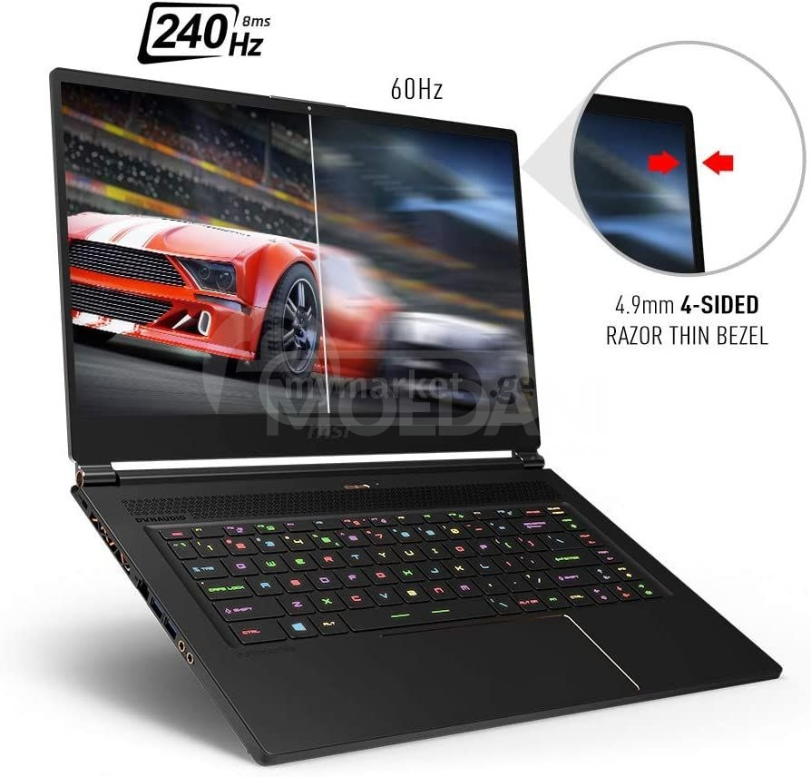 ძალიან ძლიერი გეიმერული MSI RTX 2080 32GB RAM 240Hz თბილისი - photo 3