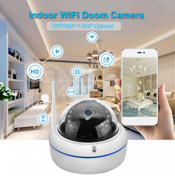 Wifi CCTV IP security Vandal-proof Dome camera Tbilisi - photo 2