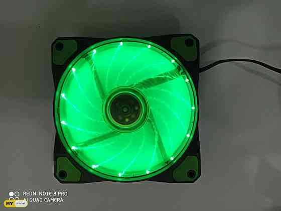 Aurora case fan 12c 15lights GREEN თბილისი