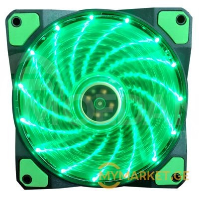 Aurora case fan 12c 15lights GREEN თბილისი - photo 2