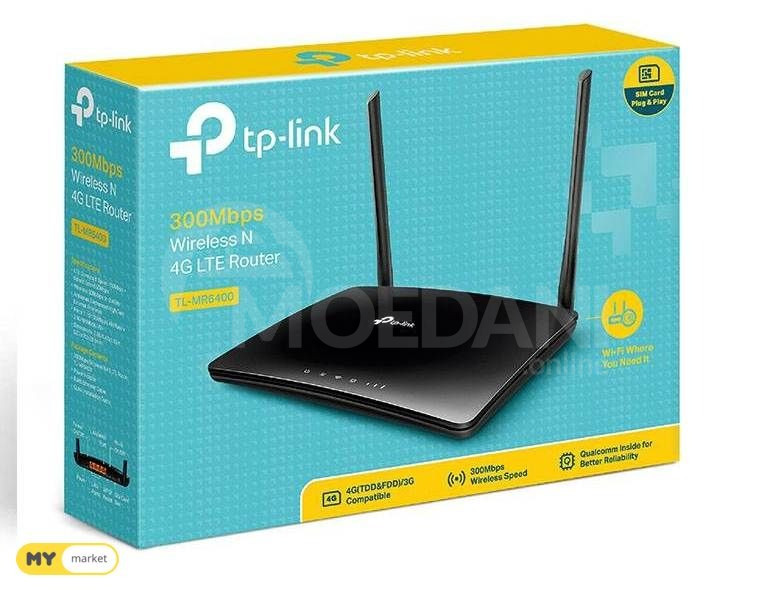 TP-Link TL-MR6400 Wireless 4G LTE Router Tbilisi - photo 2