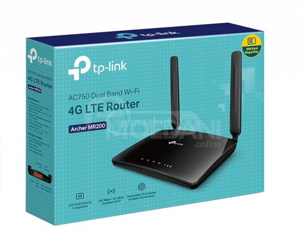 Archer MR200 | AC750 Wireless Dual Band 4G LTE Router Tbilisi - photo 1