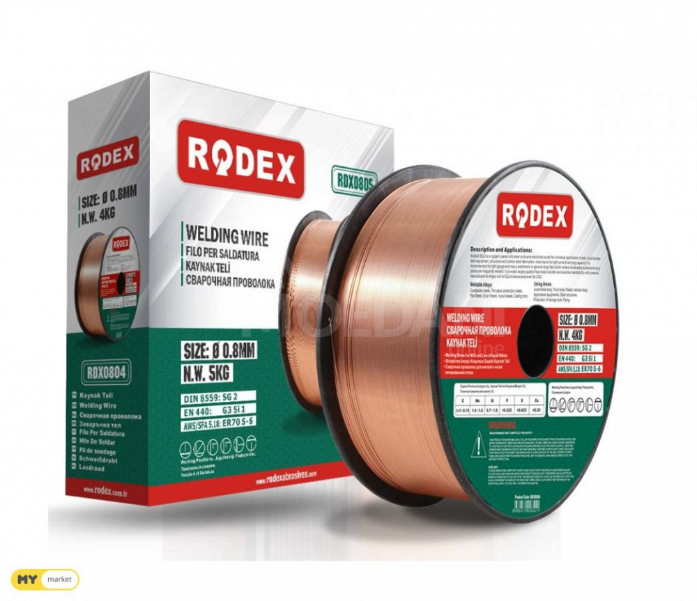 Welding wire 0.8 mm 1 KG / camp wire Tbilisi - photo 2