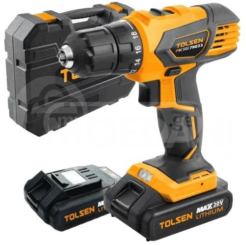 TOLSEN TOL1530-79033 drill drill screwdriver 20V Tbilisi - photo 1