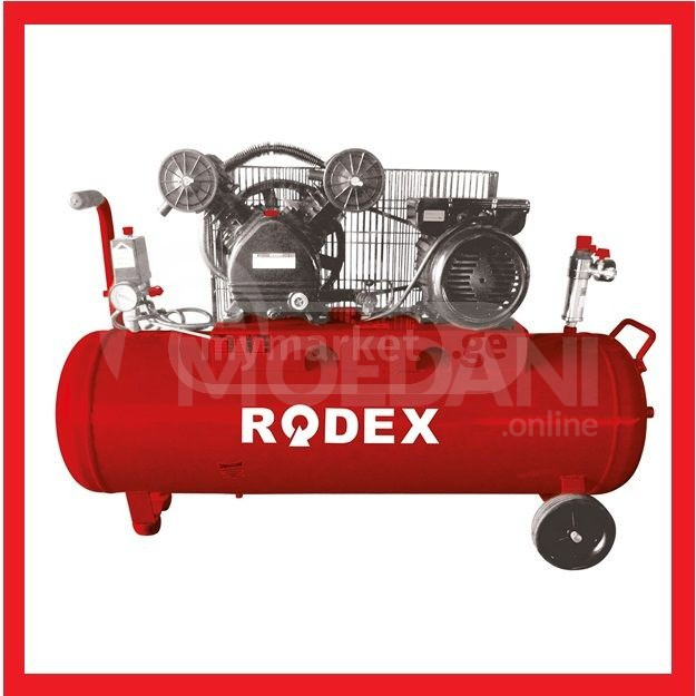 Compressor Air compressor on wheels 100 L Free delivery Tbilisi - photo 1