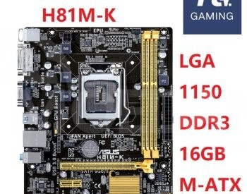 Asus H81M-K\LGA 1150 Тбилиси - изображение 1