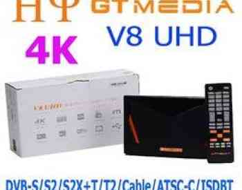 GT-MEDIA V8 UHD 4K DVB-S2X-T2-C Тбилиси