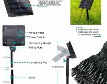 Solar powered decorative lighting Tbilisi - photo 4