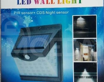 Solar wall light with motion detector. Tbilisi - photo 1
