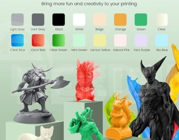 1kg 3D Printer cartrige Resin Bundle Multicolor თბილისი - photo 4