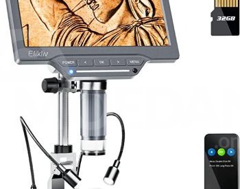 Microscope 1200X with Screen 7" IPS - 12MP camera microscope Tbilisi - photo 3