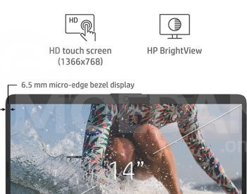 Ноутбук HP AMD 3020e, 4 ГБ ОЗУ, сенсорный экран, Win 10, белый Тбилиси - изображение 3