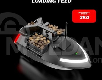 სათევზაო ნავი V801 fishing bait boat 3 Hopper 2kg Loading თბილისი - photo 3