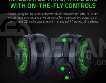 Razer Headset Kraken Gaming Headset RGB Razer ყურსასმენი თბილისი - photo 4