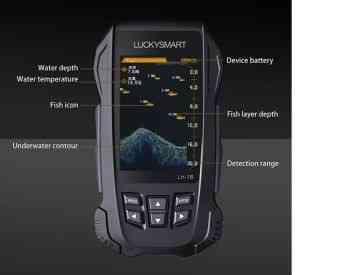 LUCKY LH-1B fish finder marine waterproof for kayak fishing თბილისი