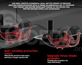 RC Bait Boat for Fishing with GPS თბილისი - photo 2