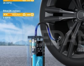 VTOMAN X6 Pro Tire Inflator Portable Air Compressor 160PSI თბილისი - photo 4