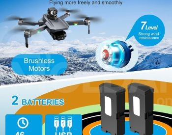 დრონი RG101 PRO 2 Axis Gimbal 8K Professional Drone 2xBatte თბილისი - photo 4