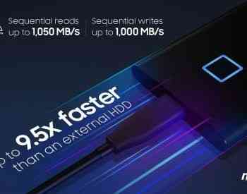 SAMSUNG T7 1 ТБ Touch Внешний твердотельный накопитель 1 ТБ SSD Тбилиси