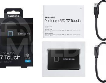 SAMSUNG T7 1 ТБ Touch Внешний твердотельный накопитель 1 ТБ SSD Тбилиси - изображение 1