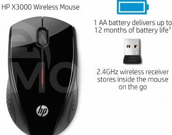 HP X3000 Wireless Mouse თბილისი - photo 1