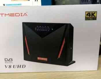 GT-MEDIA V8 UHD 4K DVB-S2X-T2-C თბილისი