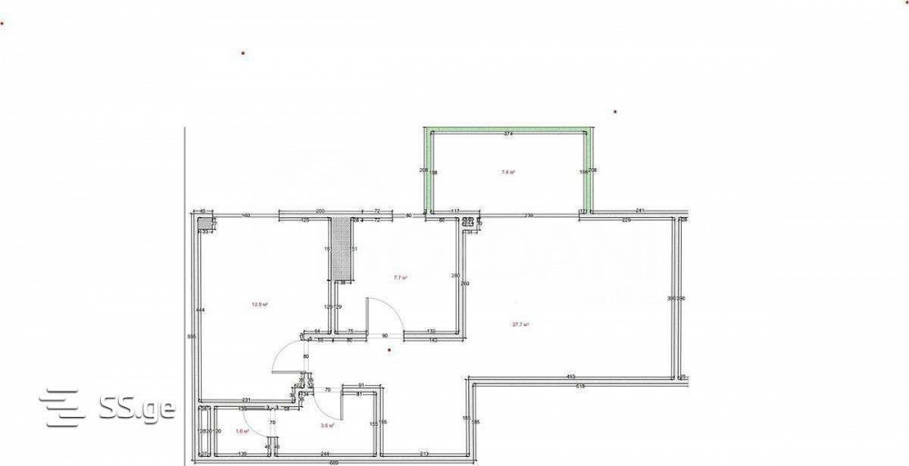 Apartments For Sale three-room 70м² 10/15 floor Tbilisi - photo 1