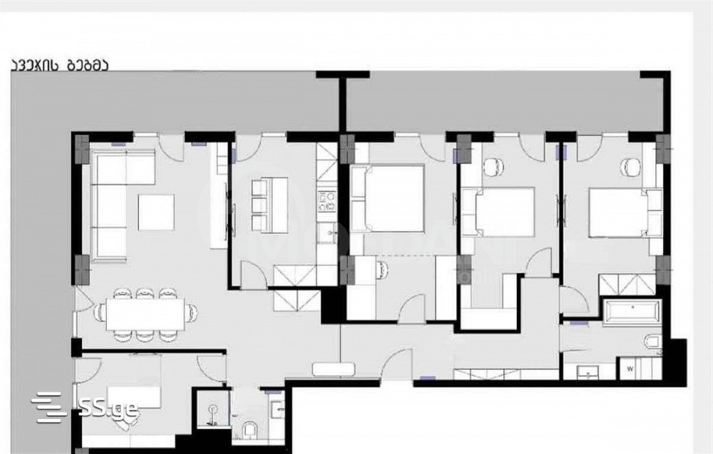 Apartments For Sale six-room 175м² 9/16 floor Tbilisi - photo 9