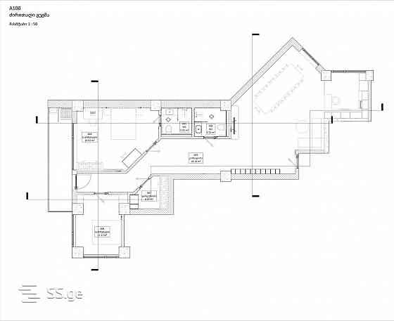Продам 4-комн. квартиру 121м² 3/16 эт. Тбилиси